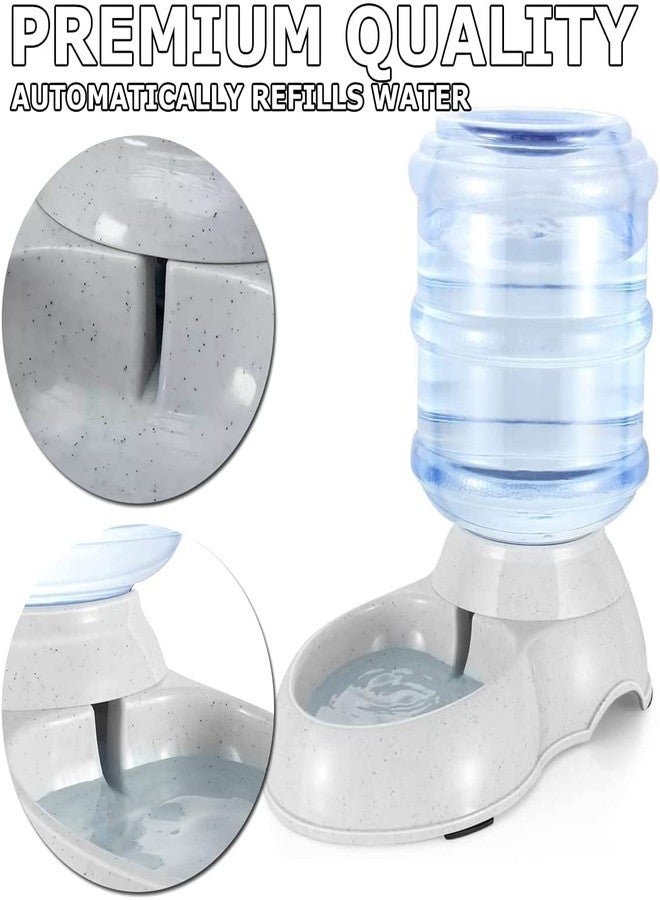 TGOPIT موزع مياه للحيوانات الأليفة يعمل بالجاذبية من TGOPIT، سعة 3.8 لتر، نافورة مياه للشرب، زجاجة، وعاء، حامل أطباق - Image 2